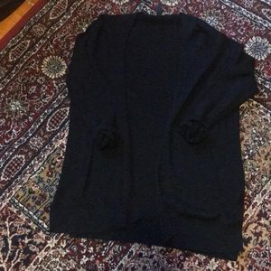 Gap Open Cardigan | Black